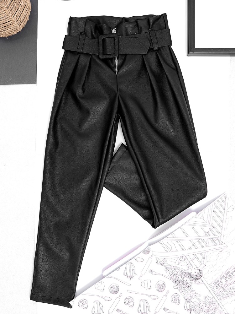 ΜΑΥΡΟ ΔΕΡΜΑΤΙΝΟ ΠΑΝΤΕΛΟΝΙ -...