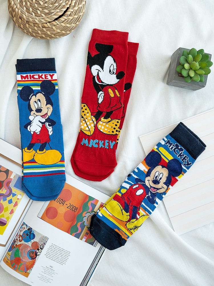 MICKEY RED SOCKS PACK OF 3