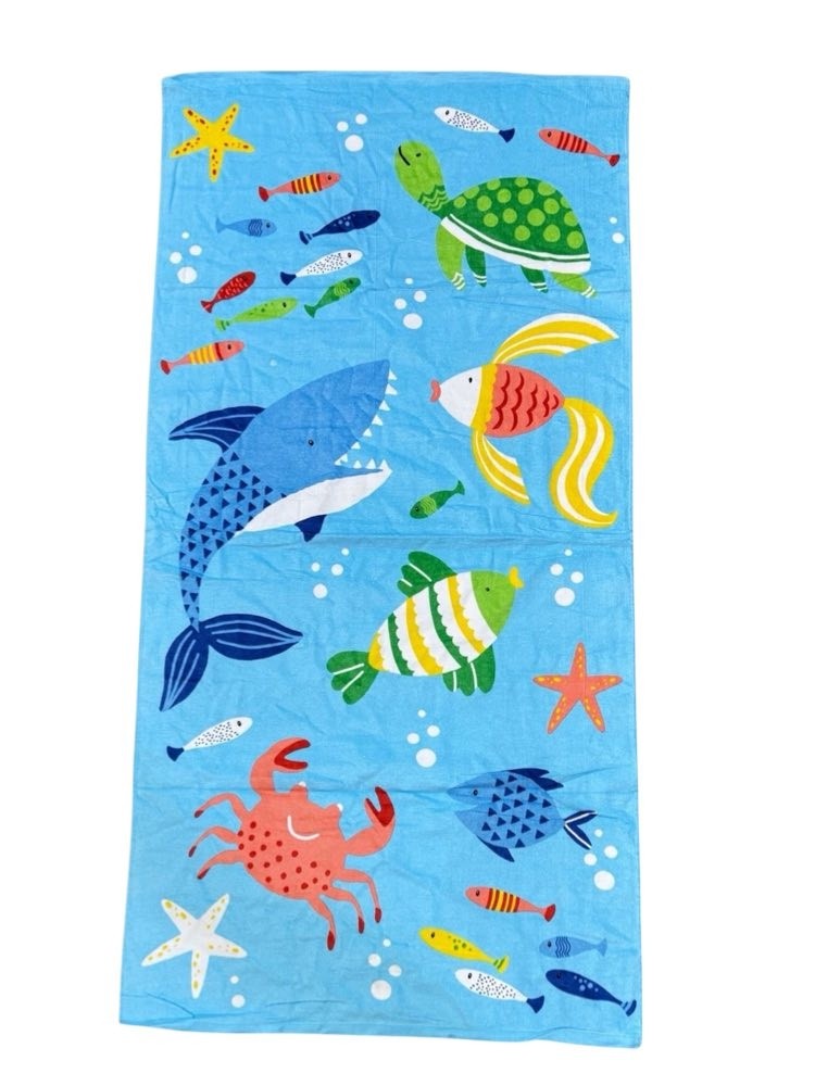 BEACH TOWEL - SEA ANIMALS